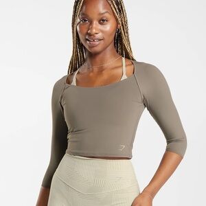 Gymshark Elevate 3/4 Crop Top